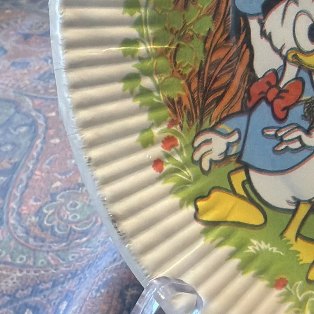 Vintage Hallmark Paper Plates, Walt Disney, Mickey & Friends Old Stock 1980S(?) - Picture 5 of 7